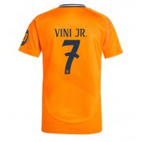 Fotbalové Dres Real Madrid Vinicius Junior #7 Venkovní 2024-25 Krátký Rukáv